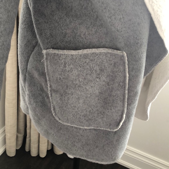 NWOT- Grey Cozy Jacket $50 - Picture 2 of 7